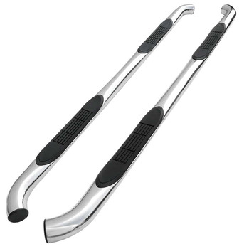 Spec-D 3 Inch Round Side Step Bars | SPE SSB3-TAC05DCS2-WB
