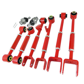 Spec-D Red Front and Rear Camber Kit | SPE CAM-2ACD08