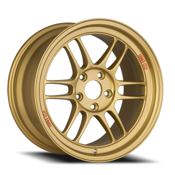 17x9.0 Enkei RPF, 5x100 45mm Offset Gold Wheel