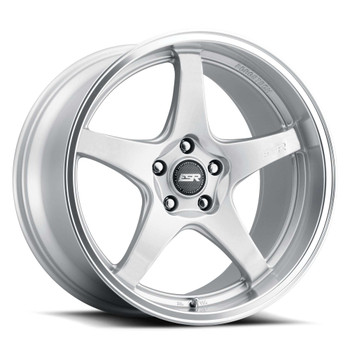 Esr Apx5 Wheels Rims 19x9.5 5x115 Hyper Silver W/ Machined Lip 22mm ...