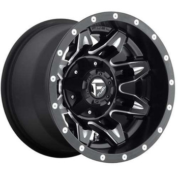 Fuel Lethal D567 Black 15x10 6x139.7 Black -43mm Wheels