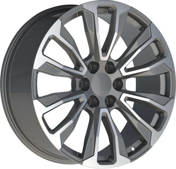 Replica 204 26x10 6x139.7 Gunmetal Machined 24mm Wheels