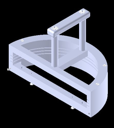 8" PTFE Dipper with 3-.06 x 7.99" Slots