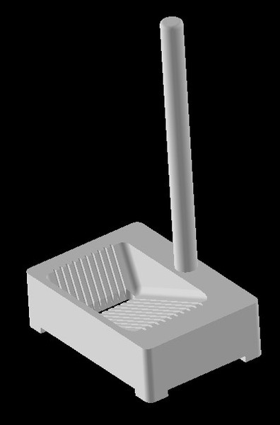 3" Vertical PTFE Dipper w/10 Slots and Legs