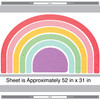 Rainbow Peel and Stick Decal Set