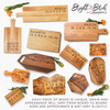 Personalized Grill Charcuterie Board - Personalized Engraved Bread Board