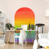 Watercolor Rainbow Arch Peel and Stick Wall Mural