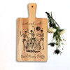 Dead mans party personalized charcuterie board