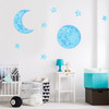 Watercolor Moon Wall Decal Kit
