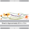 Spring Wildflower Watercolor Peel and Stick Wall Decal Kit