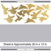 Golden Hummingbird Decal Set by Chromantics