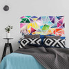 Watercolor Triangle Wall Decal Kit - Create Your Own Geometric Wall Mural