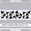 Origami Hummingbird Wall Decal Set by Chromantics