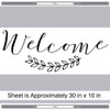 Welcome Wall Quotation Decal by Chromantics