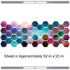 Hexagonal Space Wall Decal Tiles
