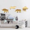 Rhinoceros Silhouette Wall Decal Sticker Set