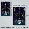 Moon Phases Decor Banner