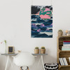 Pink Moon Mountain Decor Banner
