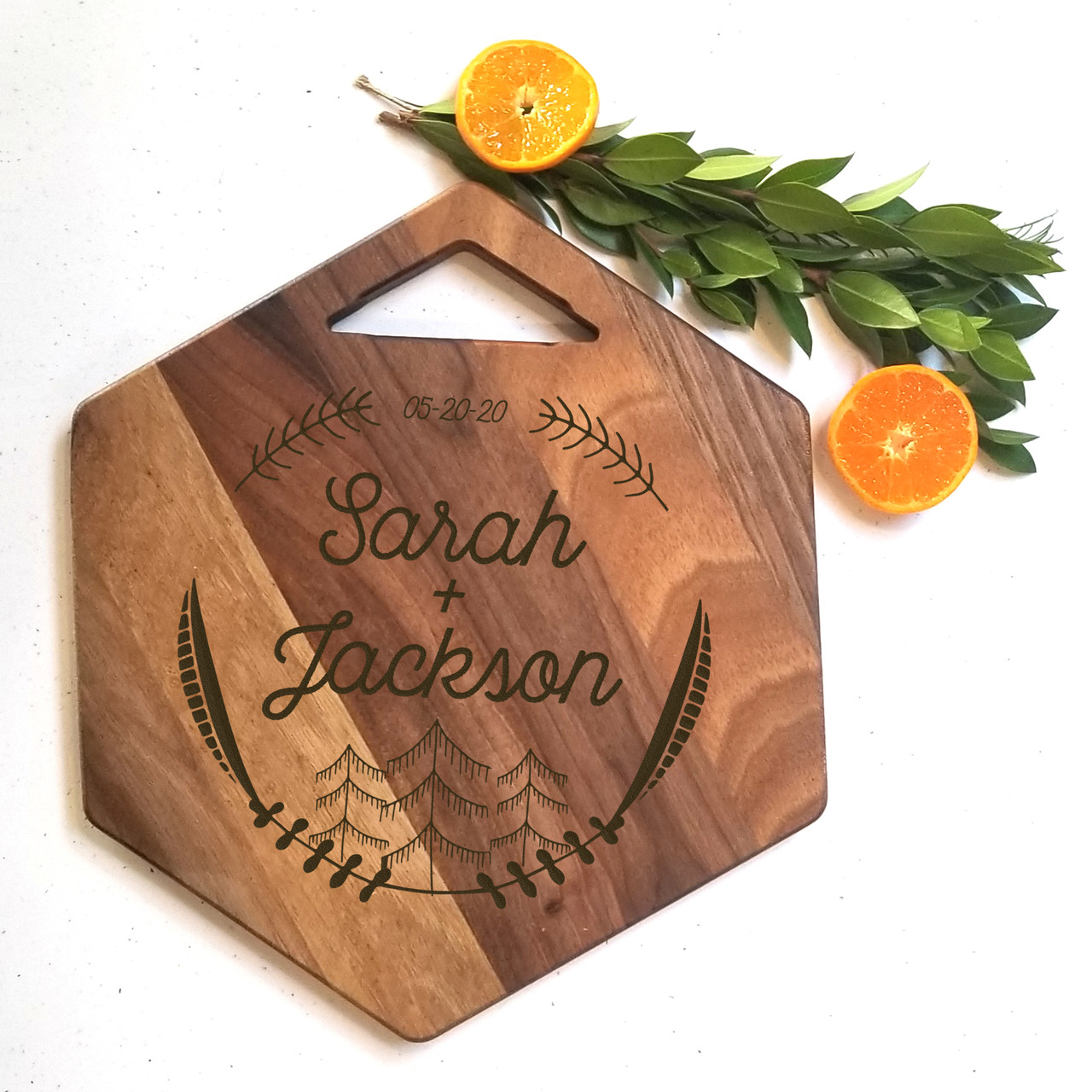 Forest Decor Personalized Charcuterie Board for Wedding Gift, Live Edge  Cutting Board, Rustic Olive Wood Cheese Board, Perfect Personalized Wedding