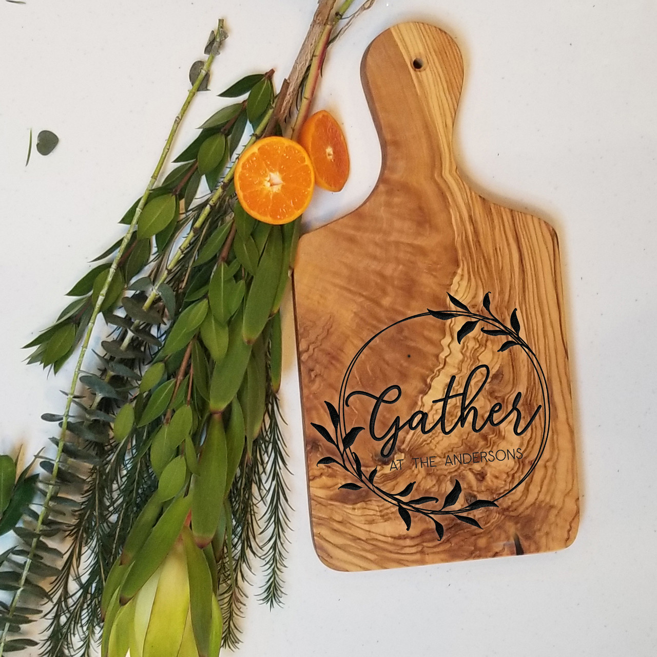 Gather Round Personalized Puzzle Piece Cutting Board