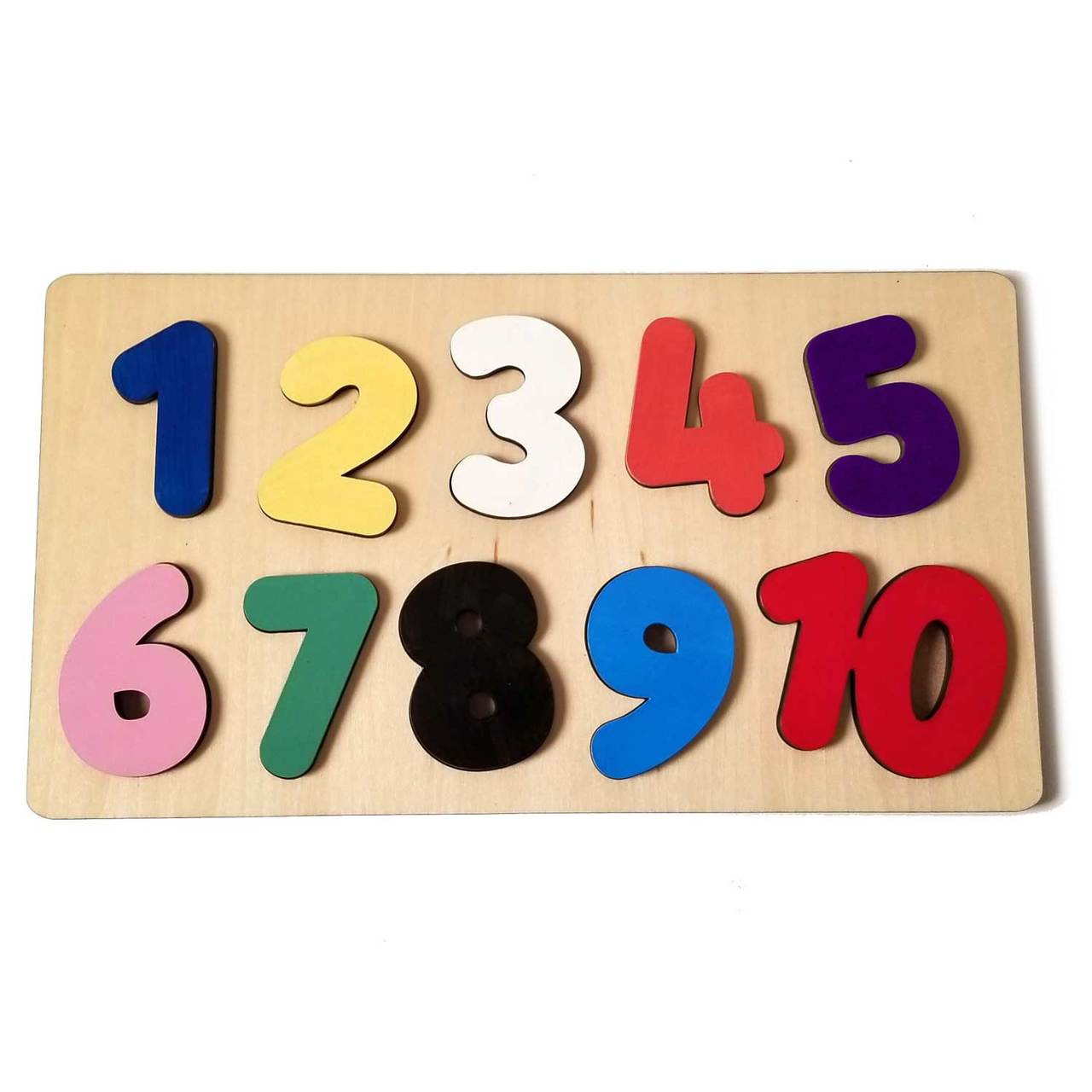 wooden number puzzle