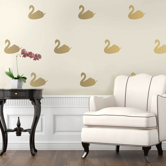 Golden Swan Decal Set by Chromantics