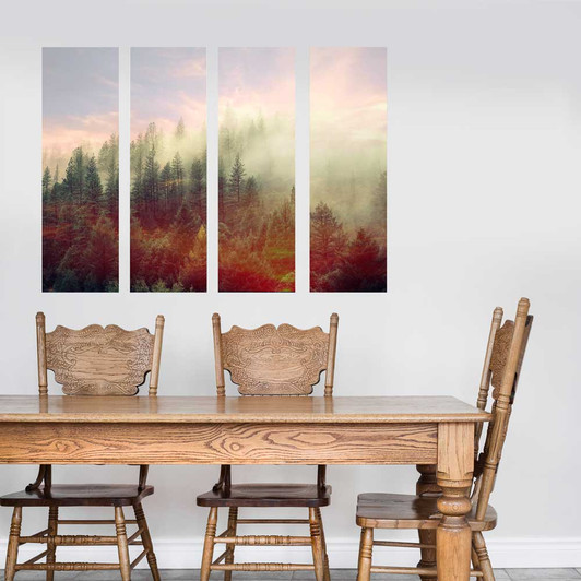 Mystic Forest Multi-Panel Wall Decal by Chromantics