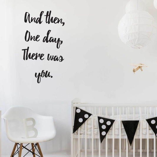 One Day There Was You Decal by Chromantics