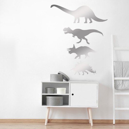 Dinosaur Silhouette Wall Decal Set
