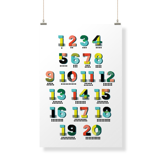 Counting Numbers Decor Banner