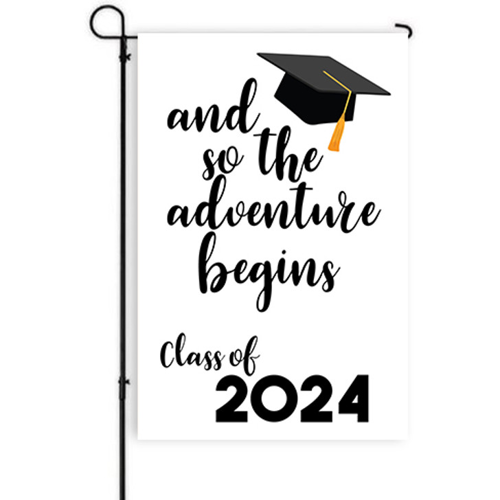 Graduation Adventure Yard Decor Banner