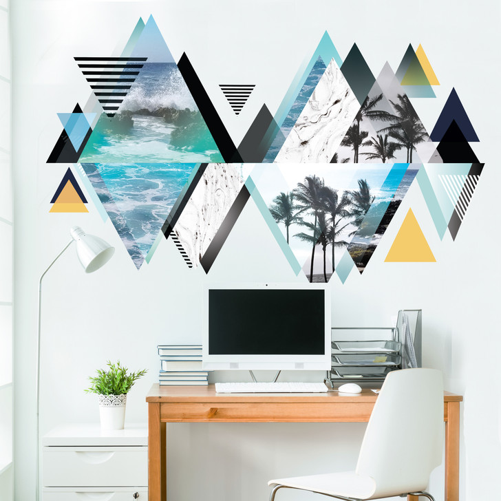 Kaleidoscope Beach Wall Decal Mural