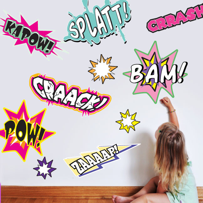 Kapow! Comic Wall Decal