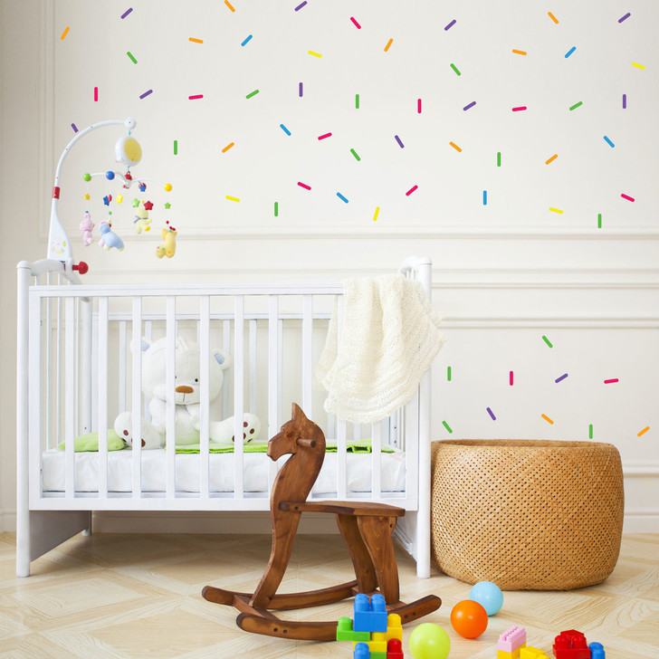 Rainbow Sprinkle Wall Decal