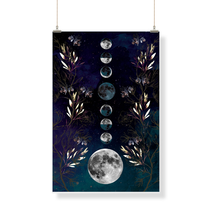 Moon Phases Decor Banner