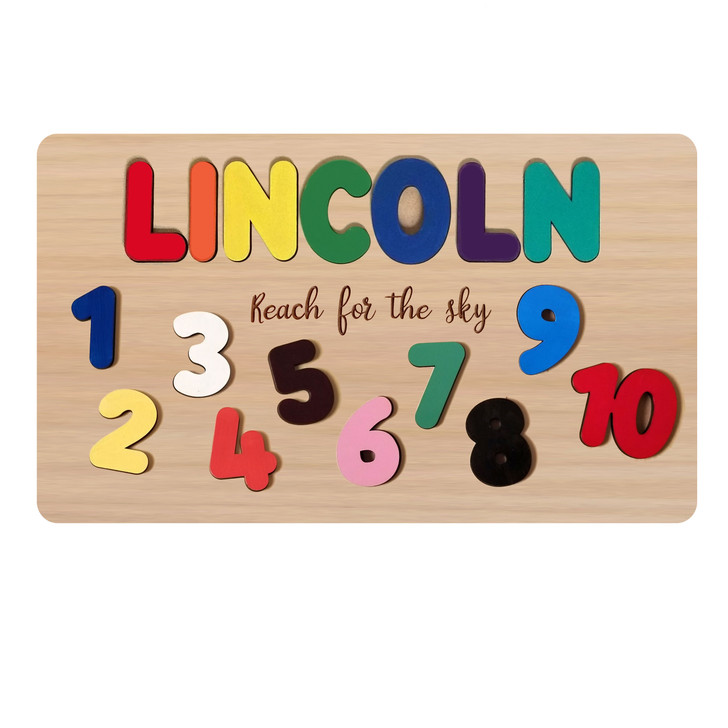 baby name wooden puzzle