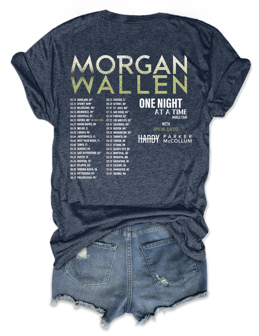 Wallen One Night At A Time World Tour Tee