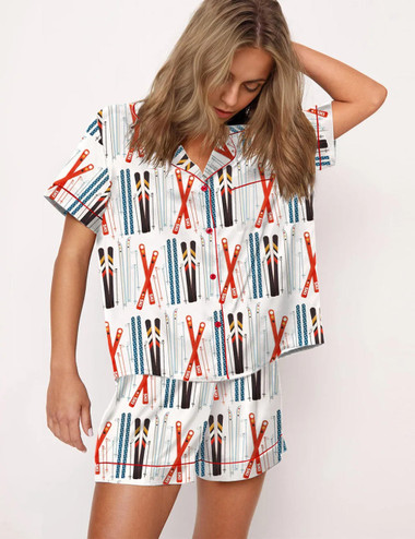 Colorful Ski Pajama Set 