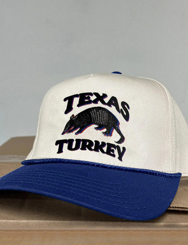  Texas Turkey Armadillo Western Vintage Hat 