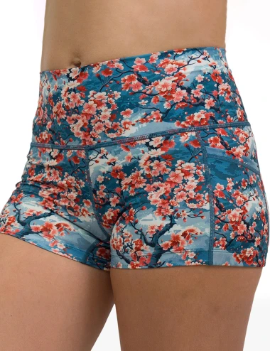 Cherry Blossoms Shorts For Women