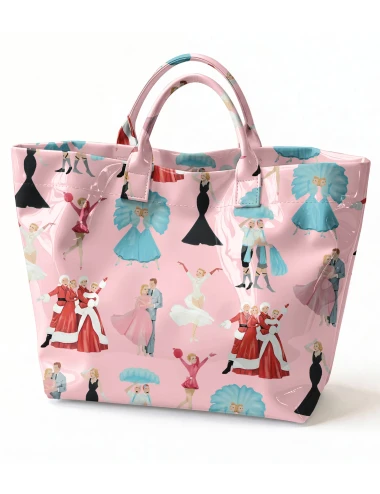 White Christmas PVC Tote Bag