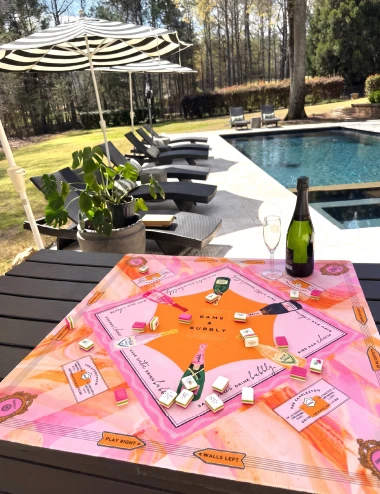 Neoprene Champagne Mahjong Mat
