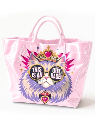 Princess Donut Queen Anne Chonk PVC Tote Bag