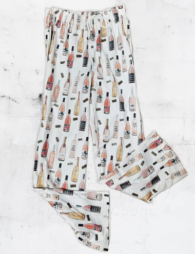 sheshow Wine Bottle Pajama Pants For Women