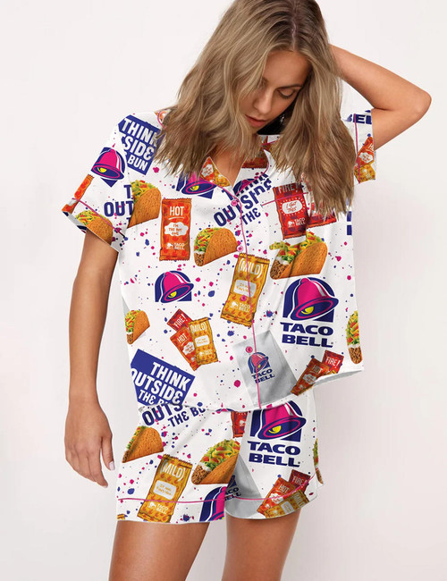 Taco Bell Print Pajama Set