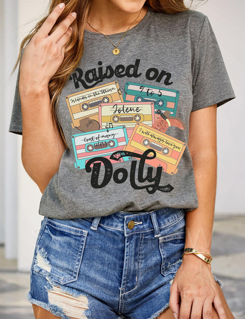 Raised On Dolly Country Music Tee
