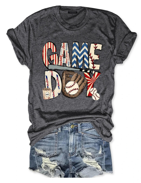  Baseball Game Day Tee 