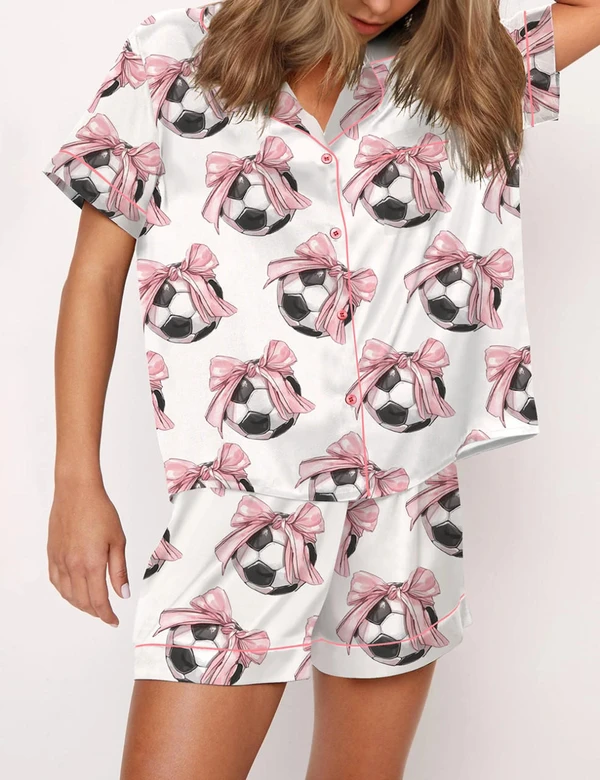  Coquette Soccer Grils Pajama Set 