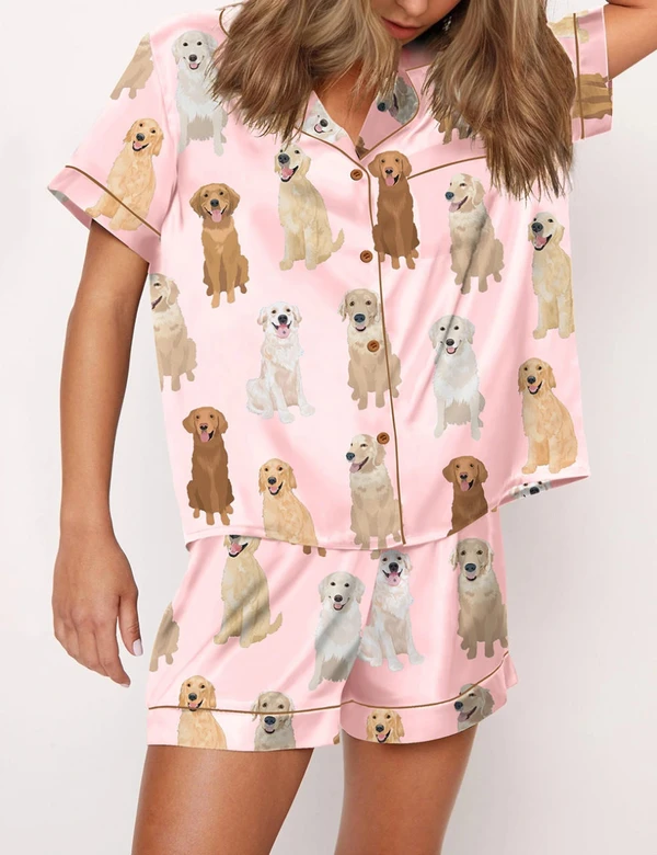  Golden Retriever Pajama Set 