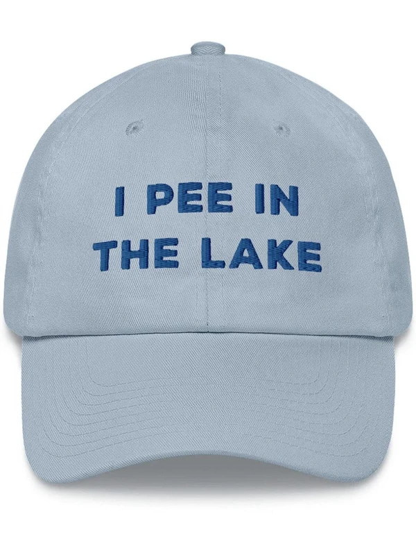  I Pee In The Lake Baseball Cap 